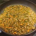 空さんぽ's cooksnap of when they made 夕食これだけで。甘辛野菜そぼろ丼の具。.