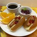 horseland's cooksnap of when they made 超スピーディー簡単ドッグ♬.