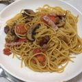 おにもつちゃん's cooksnap of when they made アヒージョの残りでペぺロンチーノ.