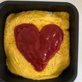 miumini's cooksnap of when they made お弁当用♪オムライス.