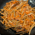 EMIKO H.'s cooksnap of when they made 簡単いつものきんぴらごぼう.