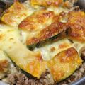 みみみ's cooksnap of when they made カボチャ挽肉キッシュ風(簡単).