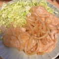 ウミ★'s cooksnap of when they made やわらかコク旨！豚のしょうが焼き.