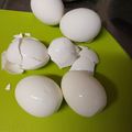 ひっこ's cooksnap of when they made 道具は不要☆簡単むきやすい茹で卵の作り方.