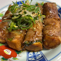 TATSUMIちゃん's cooksnap of when they made 厚揚げの豚バラしそ巻き☆.