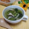 クックI7I5L1☆'s cooksnap of when they made チンゲン菜とシイタケのスープ.