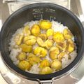 にきけん's cooksnap of when they made 秋＊栗ご飯.