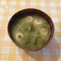 オレンジリング's cooksnap of when they made 水菜とちくわの味噌汁.