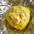じう630's cooksnap of when they made 余ったカレーでカレーおにぎり♪.