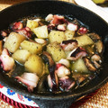 nonkapi's cooksnap of when they made 簡単♪タコとじゃがいものアヒージョ.