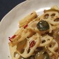 チョビ～☆'s cooksnap of when they made 簡単✿レンコンと❀ザーサイの✿ピリ辛炒め.