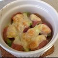 向日葵くっく's cooksnap of when they made 葱のベーコンチーズ焼き♪簡単！.