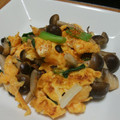 ばく★ちく's cooksnap of when they made 簡単！しめじとネギの卵炒め.