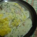 富山県's cooksnap of when they made ＋きのことベーコンのクリームオムライス＋.