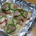 ミニ子ちゃん's cooksnap of when they made めちゃウマ！春巻きのピザ♪.