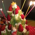 Rierin☆'s cooksnap of when they made 簡単☆クリスマスツリーケーキ　.