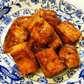 あおくま。's cooksnap of when they made ■旨い！鶏肉と厚揚げのにんにく味噌炒め■.