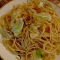 misasuzu's cooksnap of when they made キャベツと干しエビの和風ペペロンチーノ.