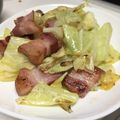 facai's cooksnap of when they made 春キャベツと厚切りベーコンの炒め物.