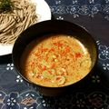 ゆにこーん☆'s cooksnap of when they made ピリ辛豆乳つけだれそば.