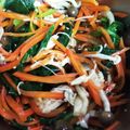 はなまりかあちゃん's cooksnap of when they made 小松菜と人参のナムル.