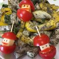 ♪ひのひの♪'s cooksnap of when they made クリスマスサンタ☆カプレーゼピンチョス.