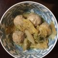 ブーブはる's cooksnap of when they made ☆レンコンつくねと白菜の煮物☆.