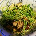 つばさじゅん's cooksnap of when they made レンチンなすと豆苗のポン酢和え.