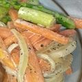 炊飯器ホットケーキ's cooksnap of when they made アスパラガスと人参のコク旨サラダ.