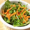 こはる・▽・'s cooksnap of when they made 豆苗と人参のサラダ.