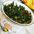 MBEMA's cooksnap of when they made 大根の葉☆ピリ辛炒め.