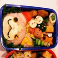 かっぱぴ's cooksnap of when they made 妖怪ウォッチ キャラ弁★クリスマスver.