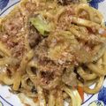 クックXVUGWQ☆'s cooksnap of when they made お手軽焼きうどん.
