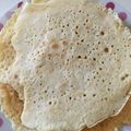 よりぴ＊'s cooksnap of when they made アレルギーの子へ 米粉のもっちりクレープ.