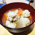かえくんmama's cooksnap of when they made 残ったねぎとろマグロでほっこりつみれ汁☆.