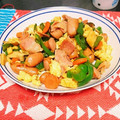 たぷぽ's cooksnap of when they made 野菜とウインナーの卵炒め.