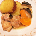 jonco's cooksnap of when they made サツマイモと鶏の炒め煮☆.