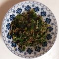 miyu1812's cooksnap of when they made セロリ葉っぱふりかけ☆.