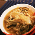 もりぴっぴ's cooksnap of when they made 簡単！白菜ときのこの 挽き肉 和風餡掛け.
