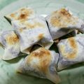 夢路衛門's cooksnap of when they made 余った餃子の皮で！簡単チョコスナック.