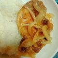 クッキングホチョ's cooksnap of when they made 玉ねぎ入り　やわらかい豚肉のしょうが焼き.