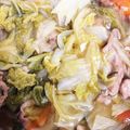 moyujun's cooksnap of when they made 簡単☆白菜とひき肉と椎茸のうま煮.