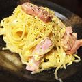 れいこ。's cooksnap of when they made 生クリーム不要 簡単カルボナーラ.