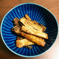 yonemich's cooksnap of when they made 簡単ザクザク！ゴボウのから揚げ.