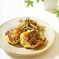 mami323's cooksnap of when they made お肉不使用の豆腐ハンバーグ.
