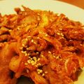 クックOEQUB1☆'s cooksnap of when they made ゴーヤと豚キムチのエスニック炒め.