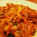クックOEQUB1☆'s cooksnap of when they made ゴーヤと豚キムチのエスニック炒め.