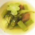 hiraria's cooksnap of when they made ブロッコリーとアスパラのコンソメスープ.