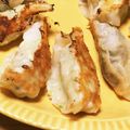 kuihua's cooksnap of when they made クリームチーズと大葉の餃子.