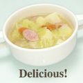 ＨＡＬ．Ｍ's cooksnap of when they made 野菜とウィンナーの簡単☆中華スープ♪.